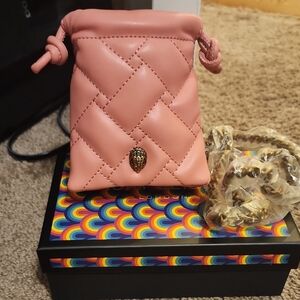 Kurt Geiger Pink Quilted Mini Bag